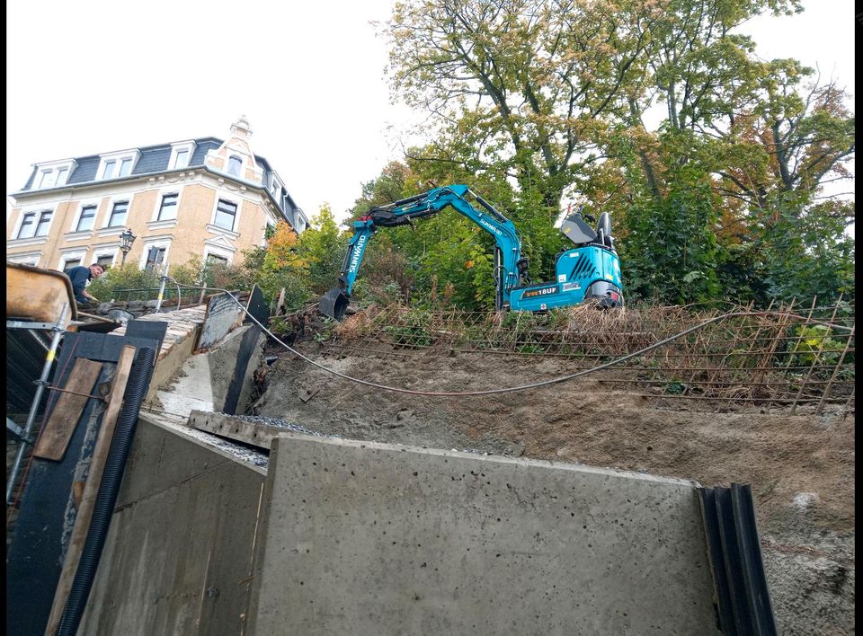 Baggerarbeiten jeder Art, Minibagger in Großrückerswalde