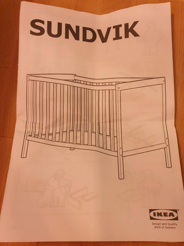 Babybett/ Kleinkinderbett; Sundvik von Ikea in Erzhausen