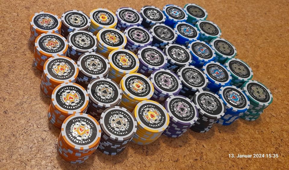 350x Poker Chips INKL. VERSAND in Verden