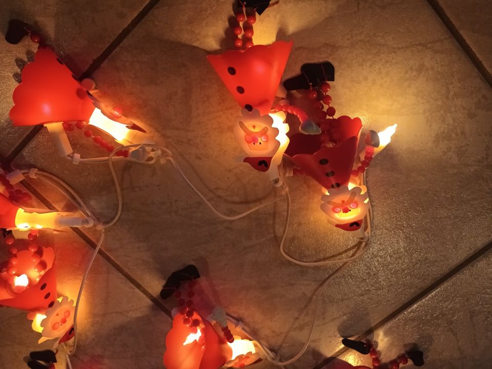 Lichterkette Weihnachtsmann - ideal fürs Kinderzimmer in Alfeld (Leine)