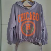 Hoodie Sweatshirt Flieder Oversize Gr.L Italy Mode wie Miss Goodl Nordrhein-Westfalen - Gescher Vorschau