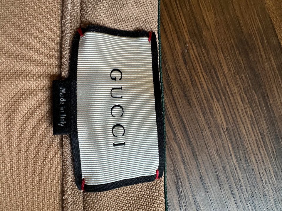 Original GUCCI Mini Rock M 38 NEU Camel Creme Rot Grün in Miesbach