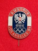 Schöner Pin Anstecker Olympia Los Angeles 1984 Austria Nordrhein-Westfalen - Hiddenhausen Vorschau