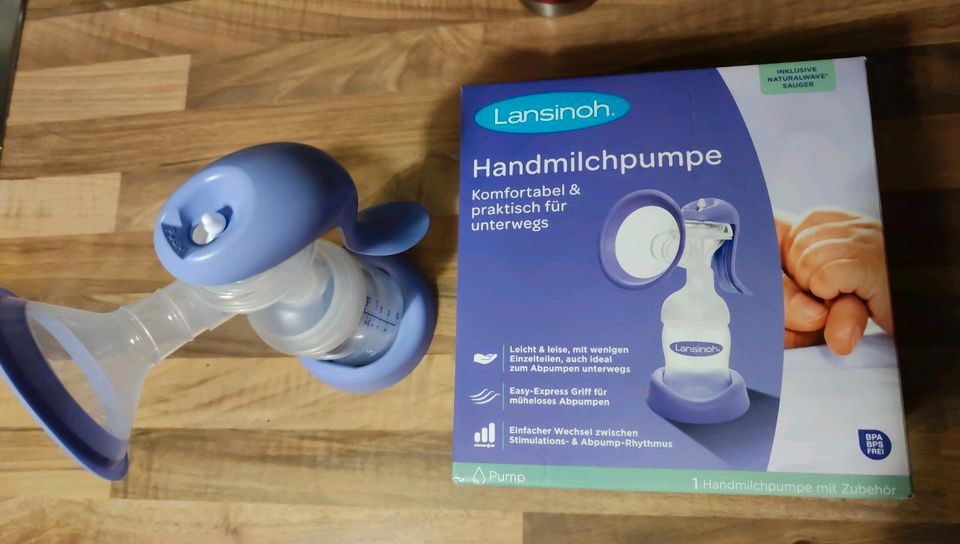 Handmilchpumpe Lansinoh unbenutzt in Grevesmuehlen