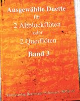 Musiknotenbuch 2 AltBlockflöten Querflöten (Bd.3) Versand möglich Bayern - Fürth Vorschau