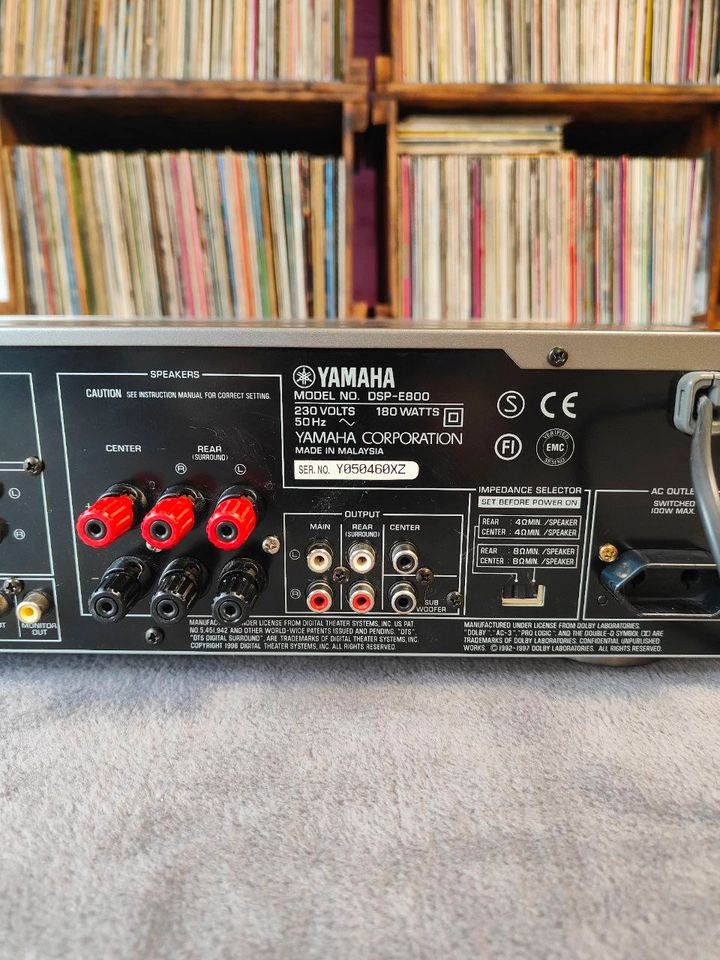 [A113] Yamaha DSP-E800 Dolby Digital DTS Prozessor/Decoder in Hockenheim