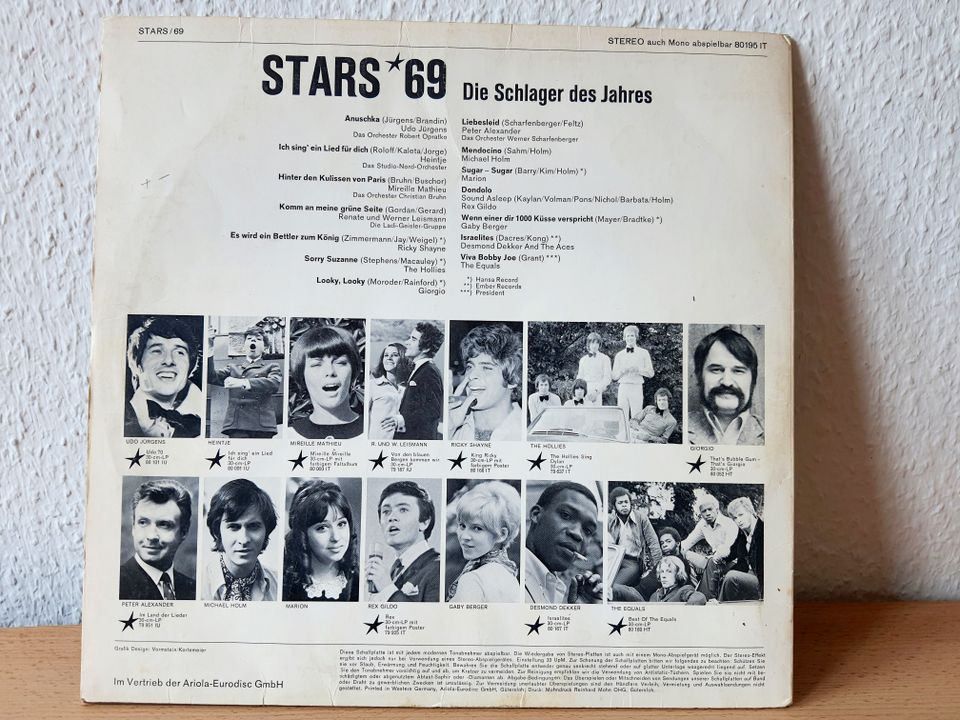 Schallplatte „Star 69“ in Hannover