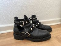 Zara Boots Stiefelletten Perlen schwarz 38 Hannover - Vahrenwald-List Vorschau