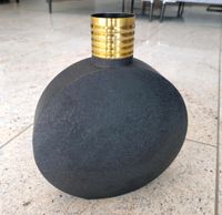 Deko Vase schwarz mit goldenem Rand Wuppertal - Elberfeld Vorschau