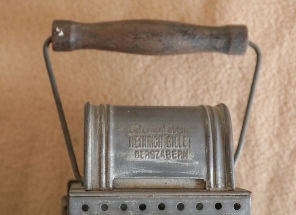 Deutsche Reichsbahn Karbidlampe Laternenfabrik Heinrich Gillet in Saarbrücken