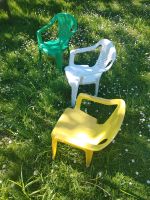 3 neuwertige Kinderstühle aus Kunststoff Wandsbek - Hamburg Sasel Vorschau