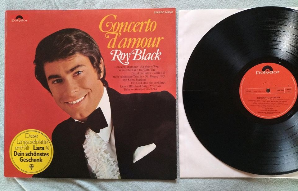 Roy Black, Concerto d'amour , Album, Schallplatte, LP in Aken