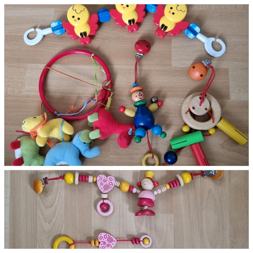 Babyspielzeug Mobil & Wagenkette (Holz/Kunststoff) 2,00€/Stück in Oldenburg