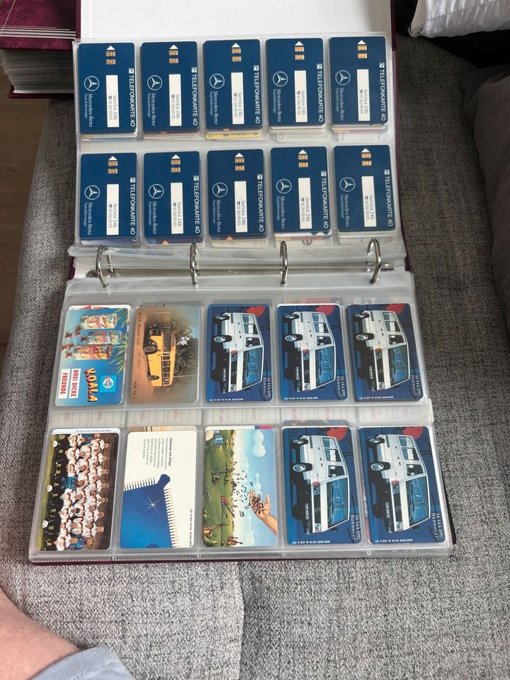 Telefonkarten der K Serie voll von 1990 - 1993 voll Ordner 1 in Augsburg