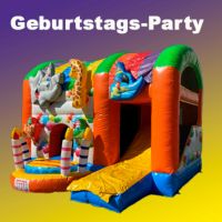 Hüpfburg Geburtstags-Party mieten/leihen - Sunshine Hüpfburgen Thüringen - Neudietendorf Vorschau