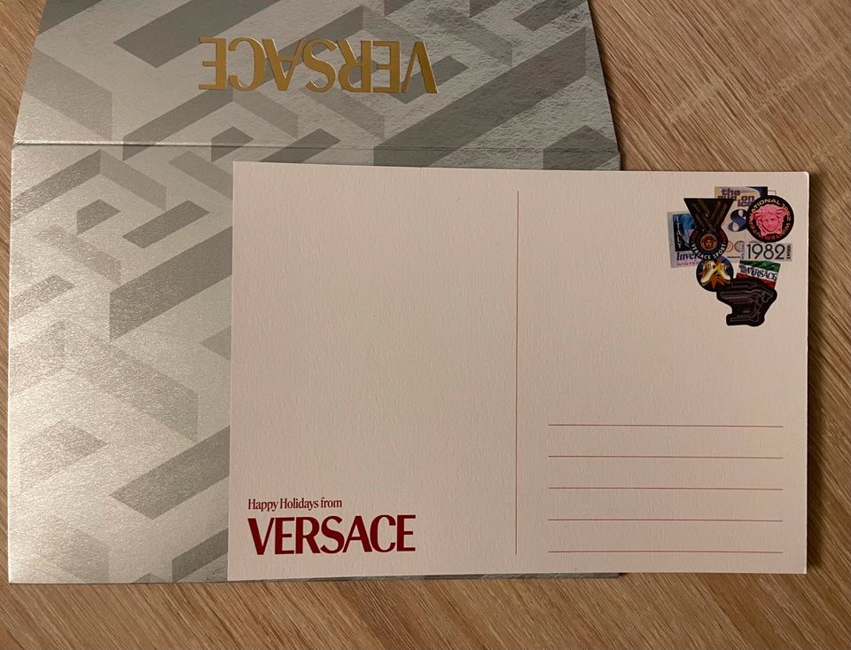 Versace Medusa Versace Postkarte Versace Weihnachtskarte Versace in Ravensburg