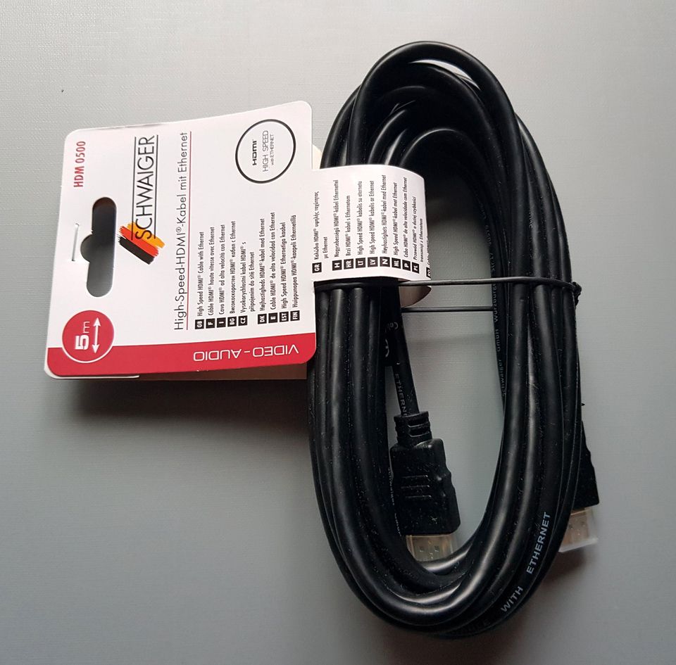 High-Speed-HDMI Kabel mit Ethernet 5-Meter NEU! in Eimsbüttel - Hamburg  Niendorf | eBay Kleinanzeigen ist jetzt Kleinanzeigen