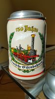 Bierkrug mit Zinndeckel 150 Jahre Deutsche Eisenbahn Kreis Pinneberg - Schenefeld Vorschau
