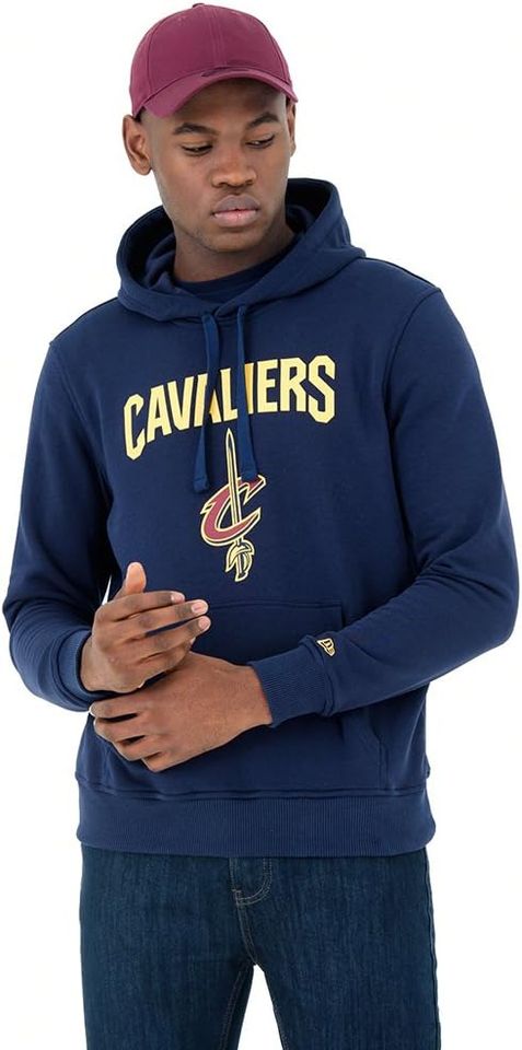 NEU New Era - NBA Cleveland Cavaliers Pullover Hoodie Blau NFL in Bischberg