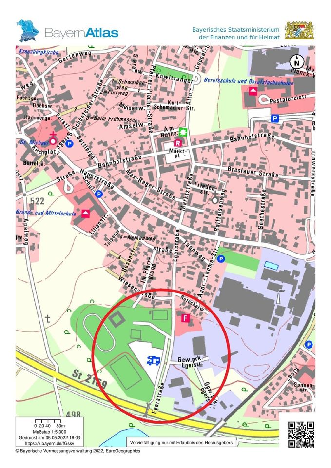 Projektierter Neubau: Verbrauchermarkt in Wiesau - ca. 661 m² zur Anmietung - Fläche bis ca. 1.000 m² erweiterbar in Wiesau