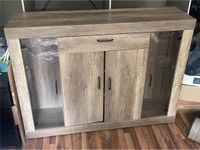 Highboard Braun Glas Holz Bochum - Bochum-Südwest Vorschau