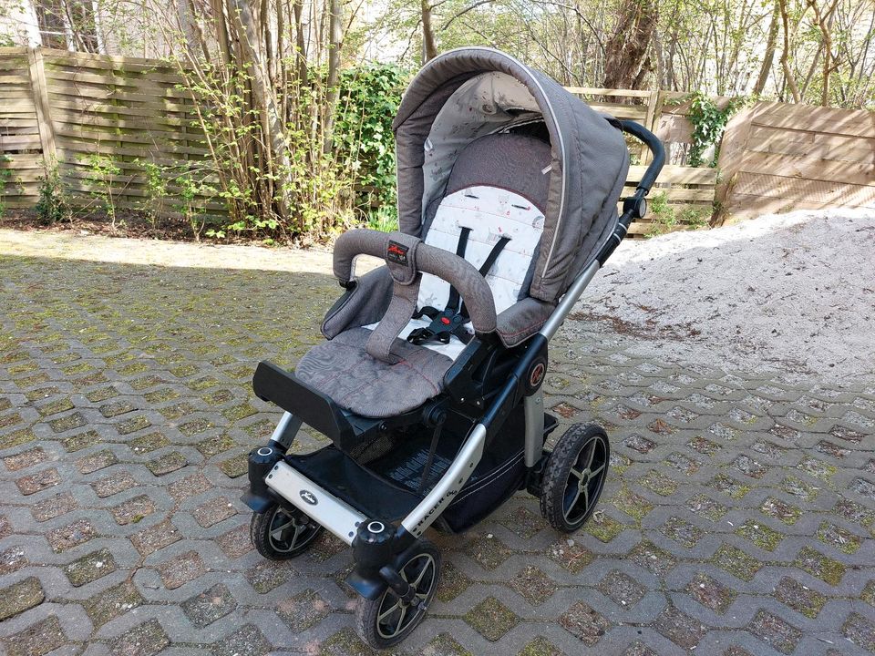 Kinderwagen Hartan Racer GTS komplett Zubehör Kombitasche Fußsack in Altenburg