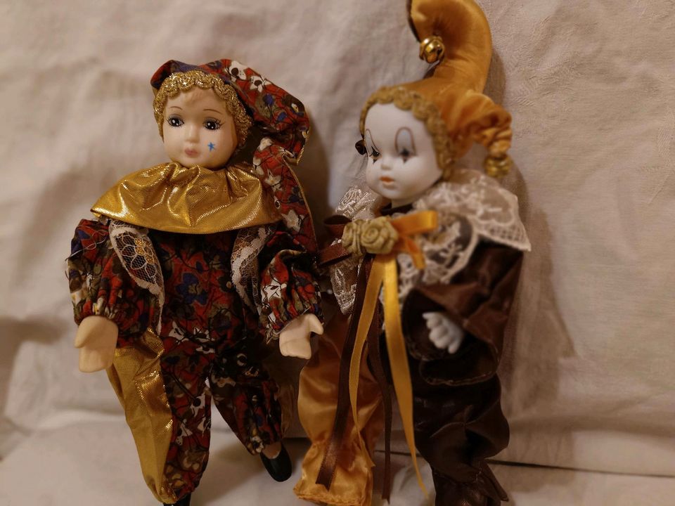 Harlekin Puppen von Goede 2 Stück in Böblingen