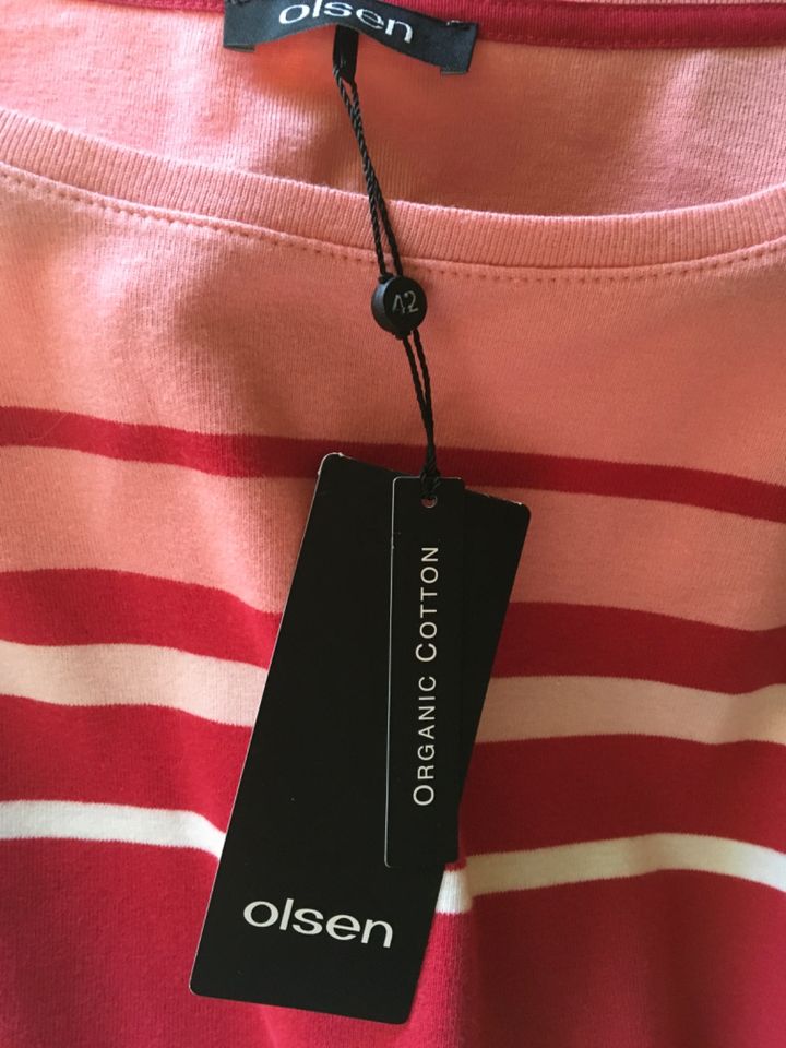-OLSEN- Shirt, Neu mit Etikett, 3/4 Ärmel, Gr. 42, 100% Baumwolle in Berlin