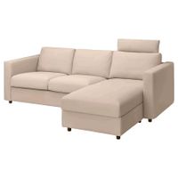 IKEA 3er Sofa Couch, Récamiere mit Nackenkissen VIMLE Mecklenburg-Vorpommern - Neubrandenburg Vorschau