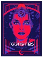 Foo Fighters Siebdruck Poster Thüringen - Jena Vorschau