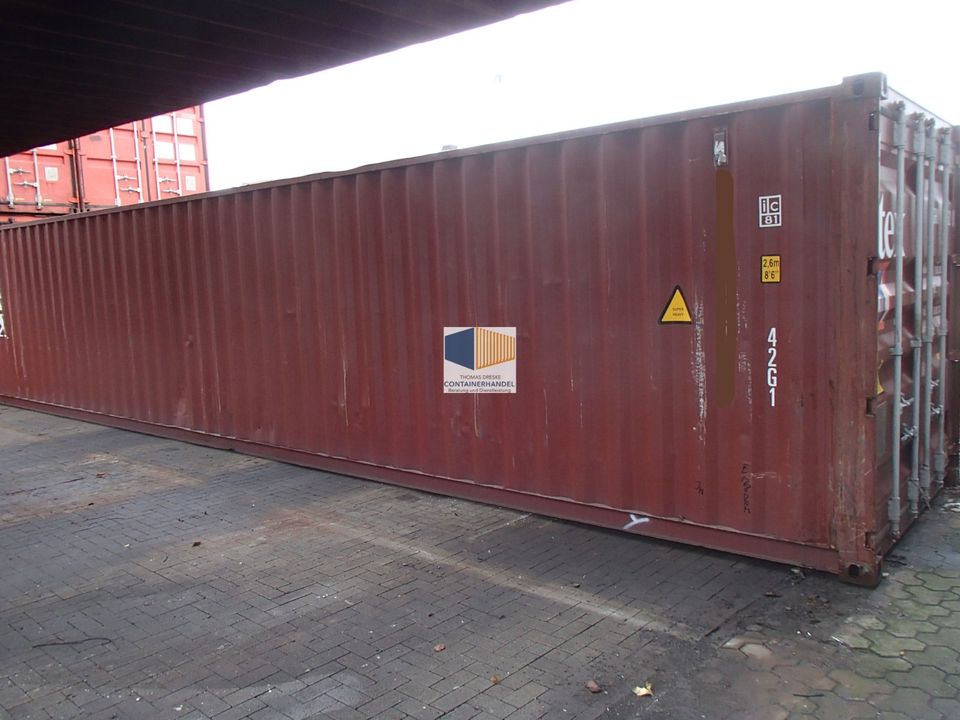 20` / 40` Fuß  6m / 12m Seecontainer - WEIMAR- High Cube Container Lagercontainer Container Magazincontainer Überseecontainer GEBRAUCHT NEUWERTIG NEU in Weimar