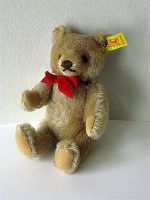 Teddy Bär STEIFF 0201/18 MOHAIR honigfarben ca.18cm rote Schleife Niedersachsen - Lüneburg Vorschau