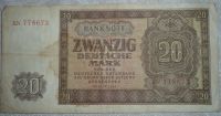 Banknote 20 Deutsche Mark, Deutsche Notenbank, SBZ, 1948 Berlin - Marzahn Vorschau