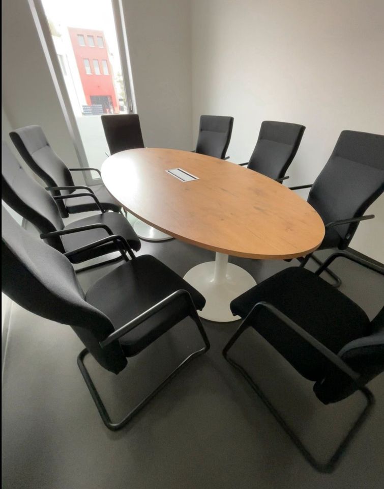 Konferenztisch 240 x 120 Bersprechungstisch Büromöbel KK10846 in Rot am See