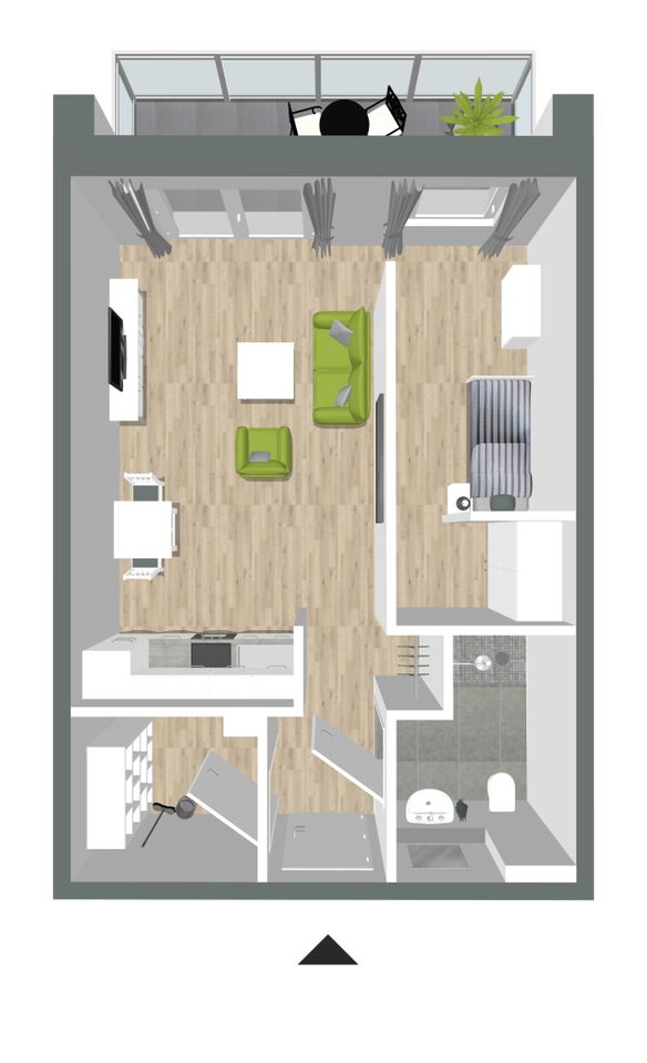 Villa Kutenholt WHG 08 - Wohnen mit Service in Kutenholz! Klimafreundlicher Neubau - KfW Effizienzhaus-Stufe 40 in Kutenholz