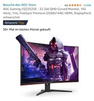 AOC CQ32G2SE Curved Gaming-Monitor Top Zustand ! Niedersachsen - Garbsen Vorschau