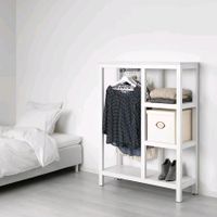 Ikea HEMNES Kleiderschrank Garderobe, offen, weiß lassiert Bayern - Kösching Vorschau
