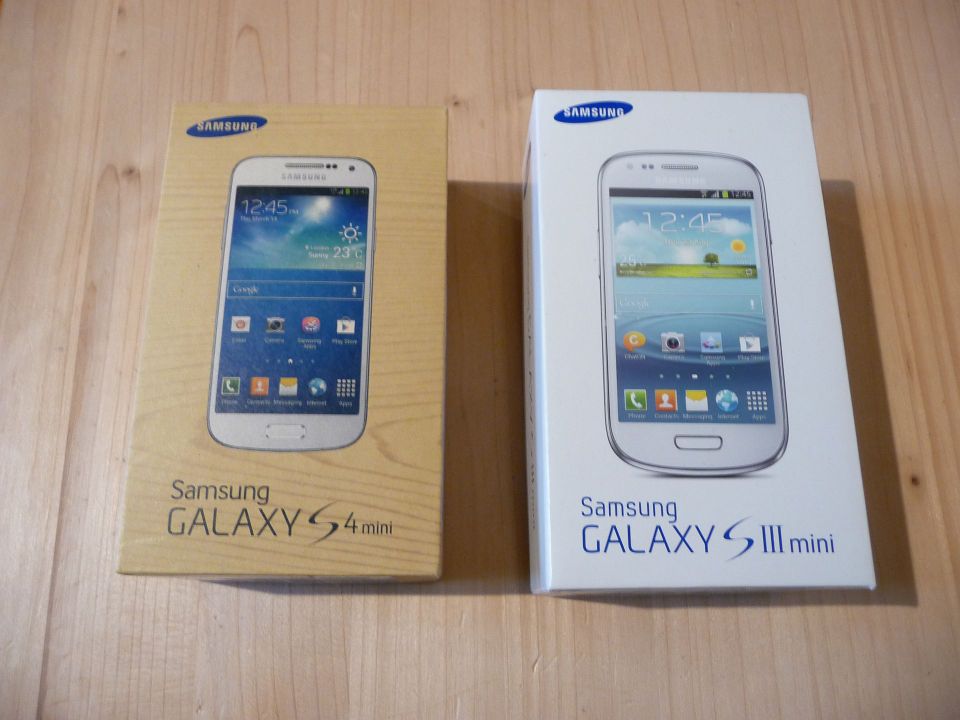 Samsung Galaxy S4 mini und S3 mini Leerkartons in Speyer