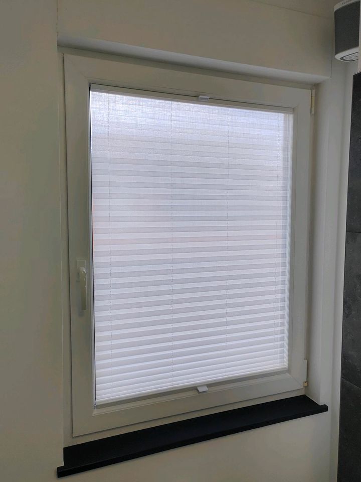 Plissee Fenster weiß lichtdurchlässig blickdicht 75cm breit in  Nordrhein-Westfalen - Warendorf | eBay Kleinanzeigen ist jetzt Kleinanzeigen