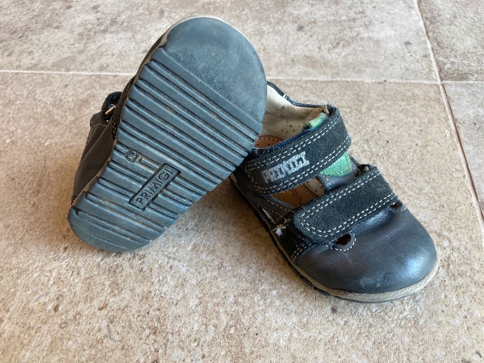 PRIMIGI Lauflehrnschuhe Gr. 21 Sandalen aus Leder in OVP, NP 60€ in Wertingen