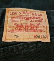 Levis Jeans 751 Schwarz 36/32 Schleswig-Holstein - Lägerdorf Vorschau