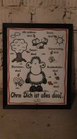 Bilderrahmen 54,5x45cm+Poster Sheepworld Ohne Dich ist Alles doof Frankfurt am Main - Ginnheim Vorschau