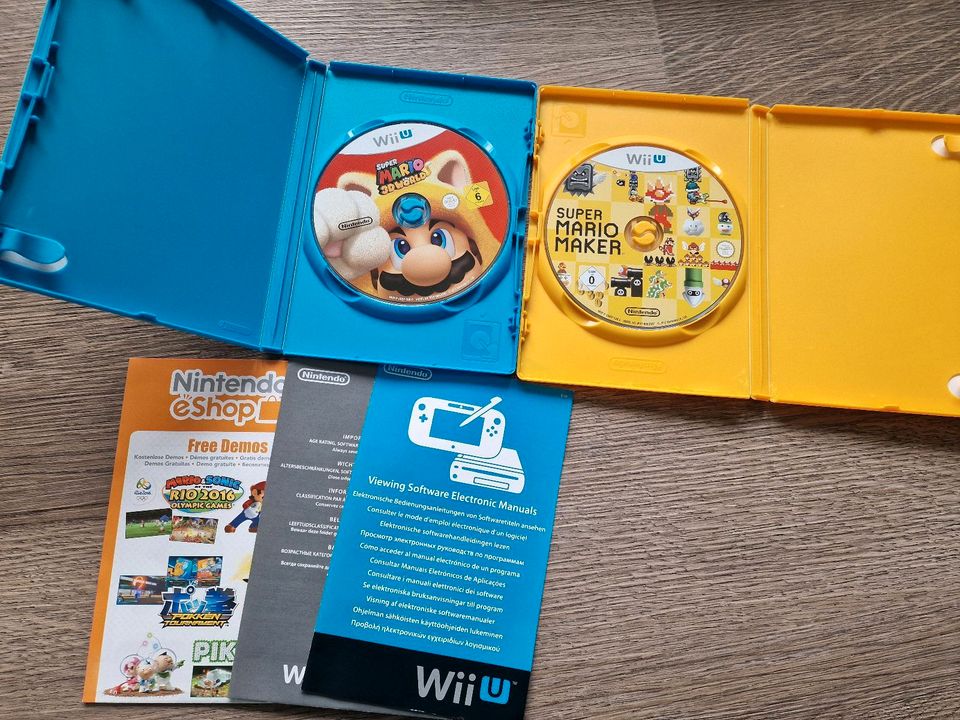 Nintendo Wii U Mario Kart 8 Splatoon Spielekonsole +2x Mario in Bremen