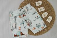 Handmade Kinder Shorts Dinos Gr. 80 Nordrhein-Westfalen - Velen Vorschau