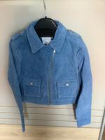 Mango Lederjacke blau Niedersachsen - Nordstemmen Vorschau