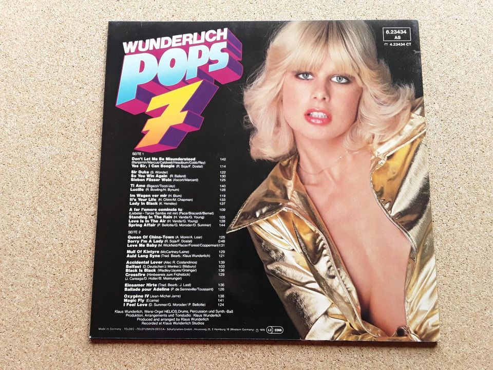 Lp POPS 7 Klaus Wunderlich 1978 in Kleinblittersdorf