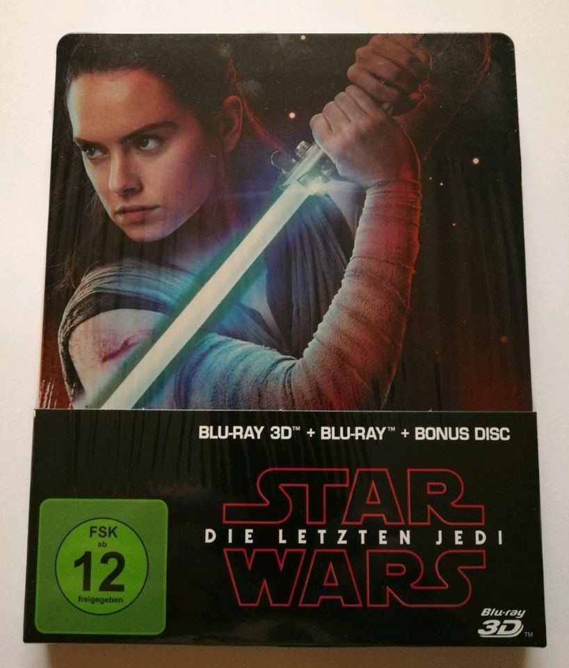 Star Wars 4x Blu-ray Steelbook 3D Macht, Rogue, Solo, Jedi in Kerken