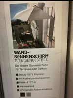 Sonnenschirm halbrund Wandsonnenschirm mit Eisengestell Saarland - Bexbach Vorschau