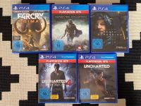 4 PS4 Spiele Uncharted Lost Legacy Herr der Ringe Mordors Schatte Rheinland-Pfalz - Lambrecht (Pfalz) Vorschau