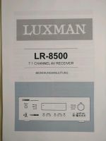 Luxman LR 8500 AV Receiver Bedienungsanleitung DEUTSCH Bayern - Walsdorf Vorschau